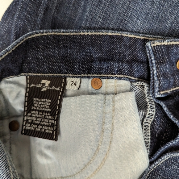 7 for all Mankind jeans 24 bootcut style - Picture 4 of 4